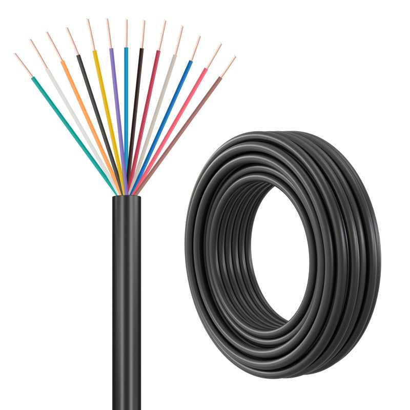 FIRMERST 18/13 Solid Sprinkler Wire for up to 12 Valves System 30 Feet - Image 1